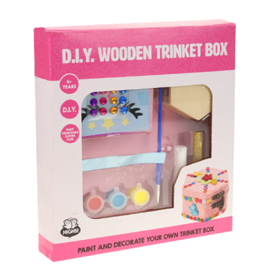 Wooden craft kits - Trinket box