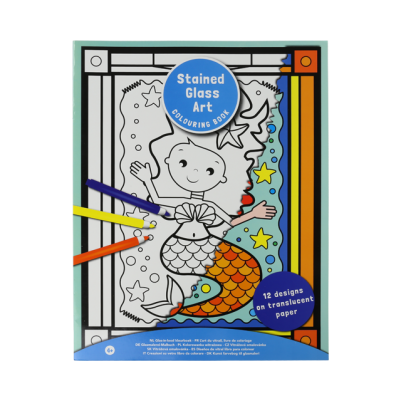 Stained Glass Art - Mermaid
