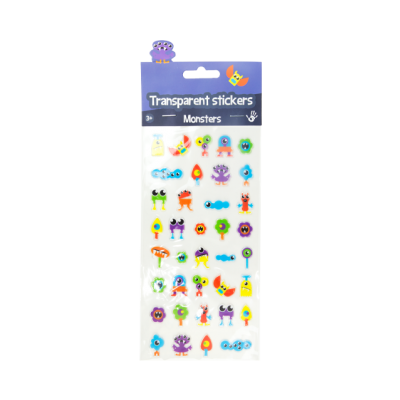 Transparent stickers - Monsters