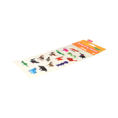 Glossy puffy stickers - Animals